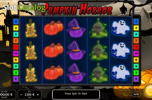 Οθόνη2. Pumpkin Horror Κουλοχέρης