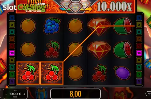 Οθόνη3. Lava Diamonds Christmas Κουλοχέρης