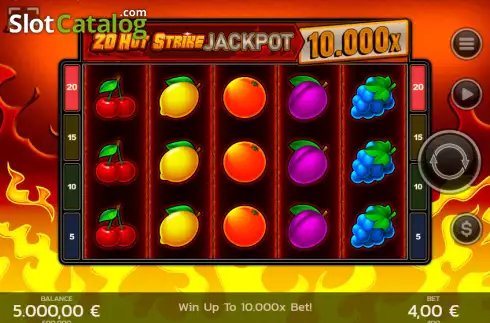 Οθόνη2. 20 Hot Strike Jackpot Κουλοχέρης