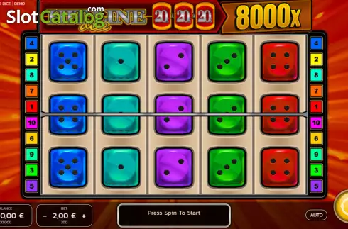 Οθόνη2. Hit Line Dice Κουλοχέρης