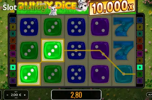 Οθόνη3. Bunny Dice Κουλοχέρης 
