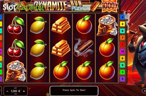 Οθόνη2. Dynamite Run Platinum Κουλοχέρης