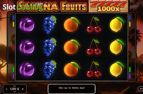 Οθόνη2. Savana Fruits Κουλοχέρης