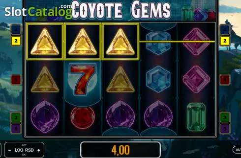 Οθόνη3. Coyote Gems Κουλοχέρης