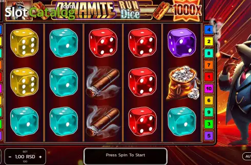 Οθόνη2. Dynamite Run Dice Κουλοχέρης