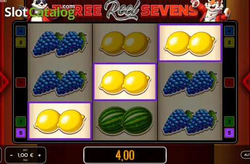 Οθόνη3. Three Reel Sevens Κουλοχέρης