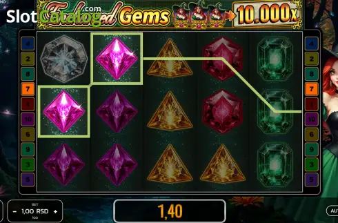 Οθόνη3. Enchanted Gems Κουλοχέρης