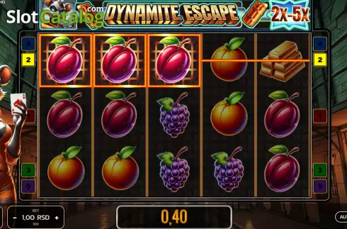 Οθόνη3. Dynamite Escape Κουλοχέρης