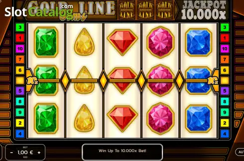 Οθόνη2. Gold Line Gems Κουλοχέρης
