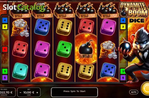 Οθόνη2. Dynamite Boom Dice Κουλοχέρης