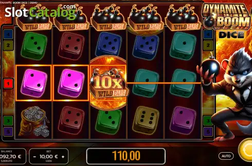 Οθόνη3. Dynamite Boom Dice Κουλοχέρης