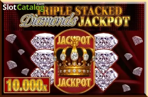 Triple Stacked Diamonds Jackpot Λογότυπο