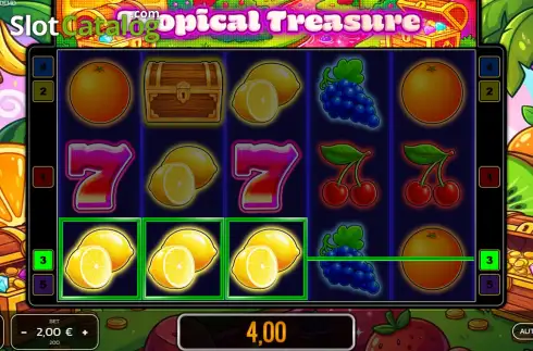 Οθόνη3. Tropical Treasure (TipTop) Κουλοχέρης