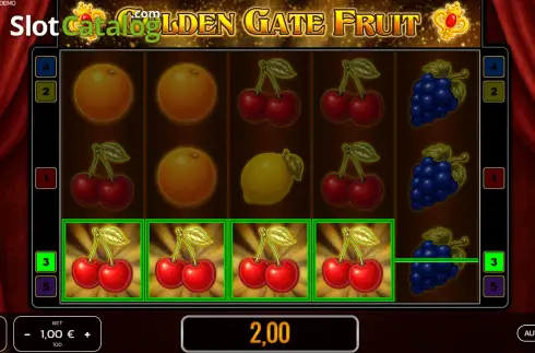 Οθόνη3. Golden Gate Fruit Κουλοχέρης