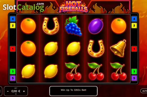 Οθόνη2. Hot Fireballs Κουλοχέρης