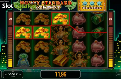 Οθόνη3. Money Standard Jackpot Κουλοχέρης