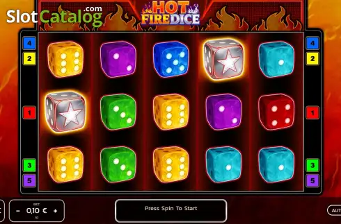 Οθόνη2. Hot Fire Dice Κουλοχέρης 