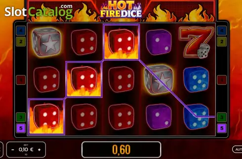 Οθόνη3. Hot Fire Dice Κουλοχέρης 