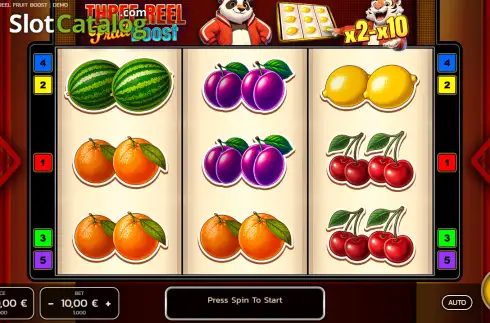 Οθόνη2. Three Reel Fruit Boost Κουλοχέρης 