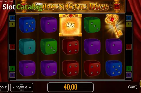 Οθόνη3. Golden Gate Dice Κουλοχέρης