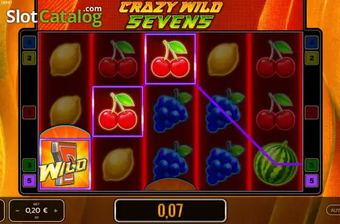 Οθόνη3. Crazy Wild Sevens Κουλοχέρης
