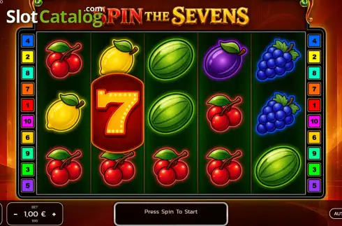 Οθόνη2. Spin The Sevens Κουλοχέρης