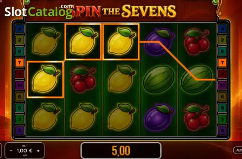 Οθόνη3. Spin The Sevens Κουλοχέρης