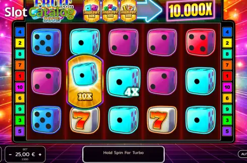 Οθόνη2. Fruit Play Dice Κουλοχέρης