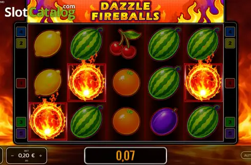 Οθόνη3. Dazzle Fireballs Κουλοχέρης