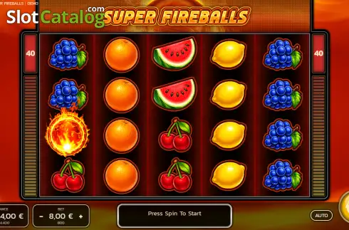 Οθόνη2. Super Fireballs Κουλοχέρης