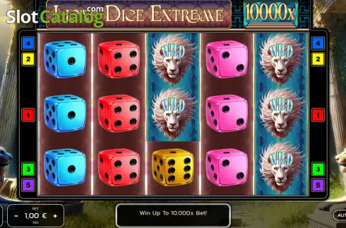 Οθόνη2. Lions Dice Extreme Κουλοχέρης 