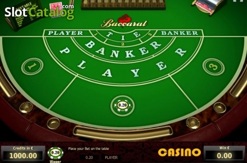 Οθόνη2. Baccarat (Tom Horn Gaming) Κουλοχέρης