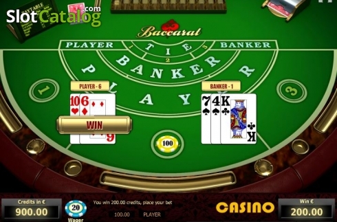 Οθόνη4. Baccarat (Tom Horn Gaming) Κουλοχέρης
