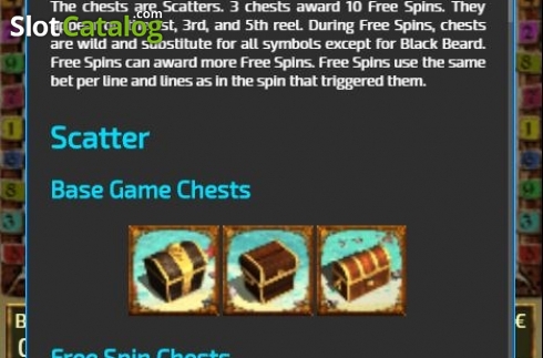 Οθόνη3. Blackbeard's Quest Mini Κουλοχέρης
