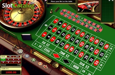 Οθόνη2. European Roulette (Tom Horn Gaming) Κουλοχέρης