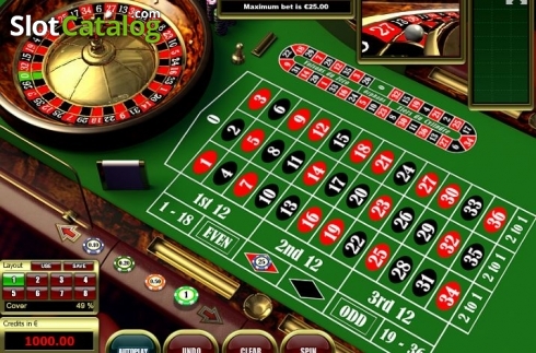 Οθόνη3. European Roulette (Tom Horn Gaming) Κουλοχέρης