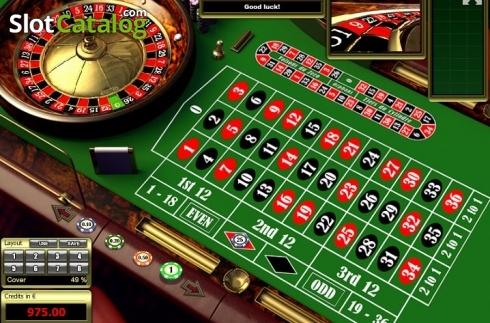 Οθόνη4. European Roulette (Tom Horn Gaming) Κουλοχέρης