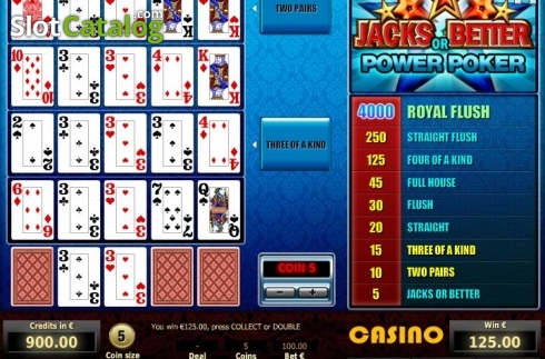 Οθόνη4. Jacks or Better 4 Hand Poker (Tom Horn Gaming) Κουλοχέρης