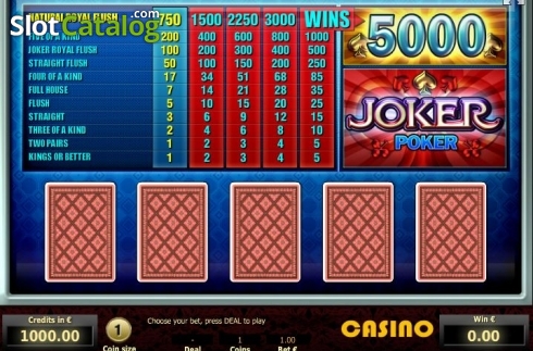 Οθόνη2. Joker Poker (Tom Horn Gaming) Κουλοχέρης
