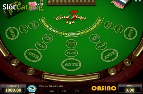 Οθόνη2. Three Card Poker (Tom Horn Gaming) Κουλοχέρης 