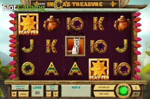 Οθόνη3. Inca's Treasure Κουλοχέρης