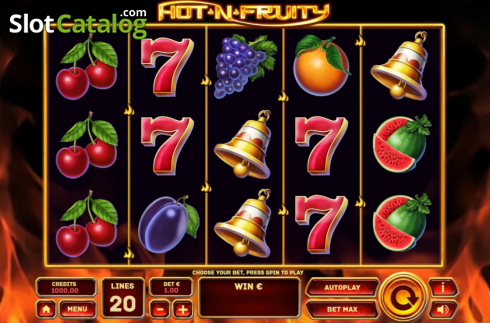 Οθόνη3. Hot'n'Fruity Κουλοχέρης 