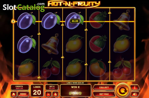Οθόνη4. Hot'n'Fruity Κουλοχέρης 