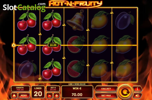 Οθόνη5. Hot'n'Fruity Κουλοχέρης 