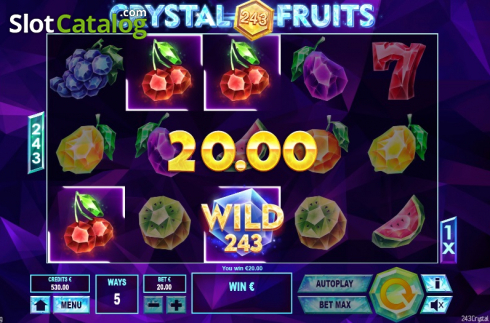 Οθόνη5. 243 Crystal Fruits Reversed Κουλοχέρης 