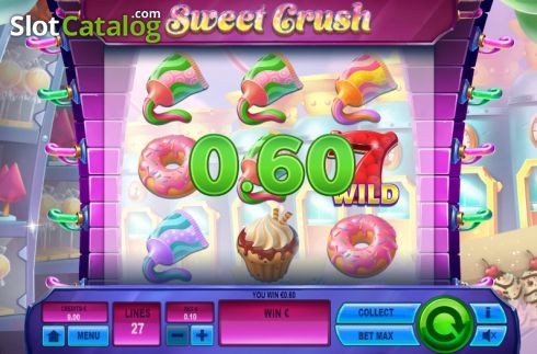 Οθόνη5. Sweet Crush (Tom Horn Gaming) Κουλοχέρης