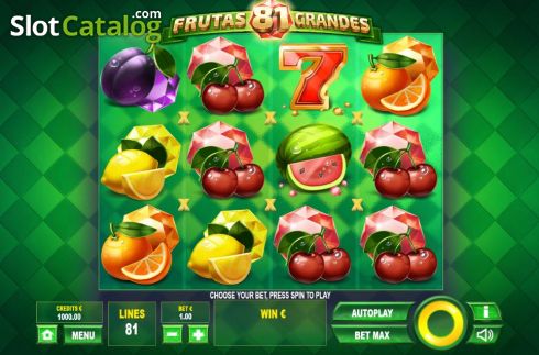 Οθόνη3. 81 Frutas Grandes Κουλοχέρης 