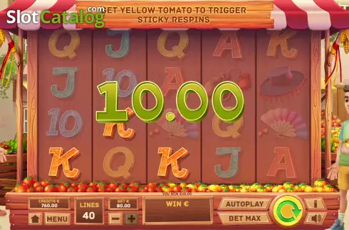 Οθόνη3. La Tomatina (Tom Horn Gaming) Κουλοχέρης