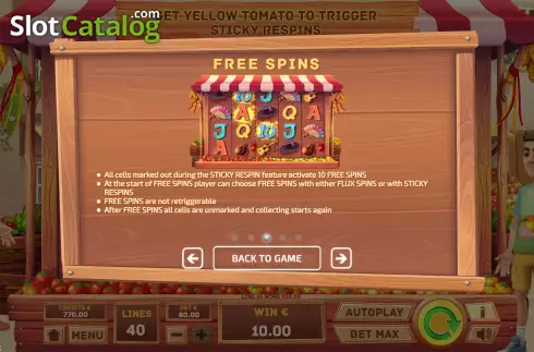 Οθόνη5. La Tomatina (Tom Horn Gaming) Κουλοχέρης