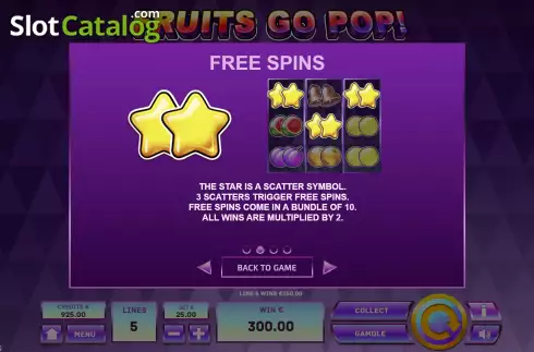 Οθόνη6. Fruits Go Pop Κουλοχέρης